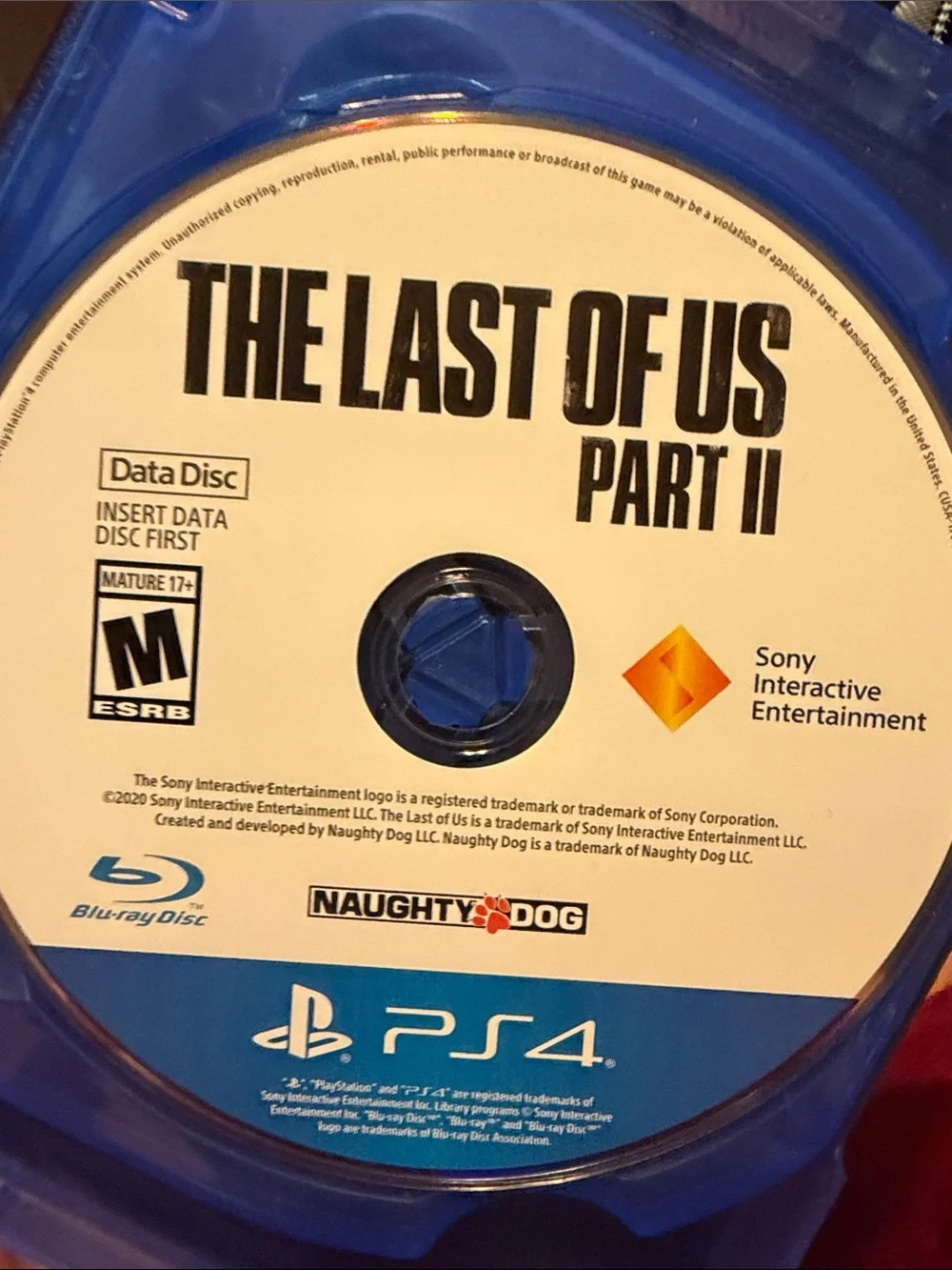 The Last of Us Part II PS4 Game - ONE DISC ONLY